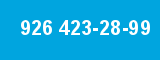 926 423-28-99
